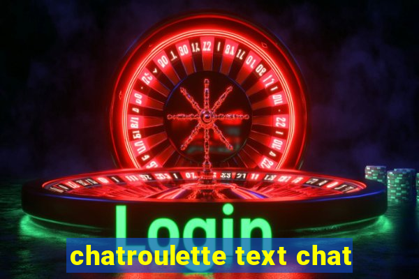 chatroulette text chat